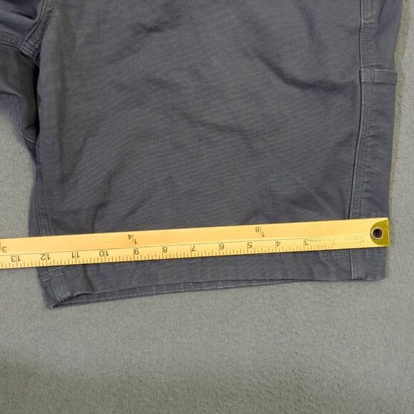 Duluth Shorts Men's 36 Steel Blue Flex Fire Hose Carpenter 9" Shorts - Picture 5 of 9